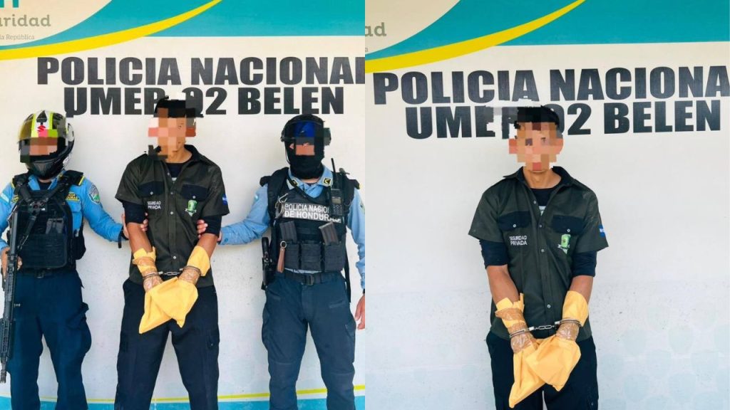 El hombre detenido