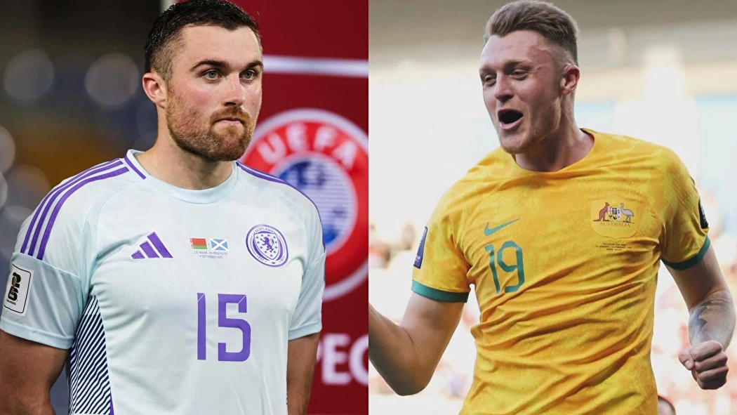 John y Harry Souttar con Escocia y Australia, respectivamente.