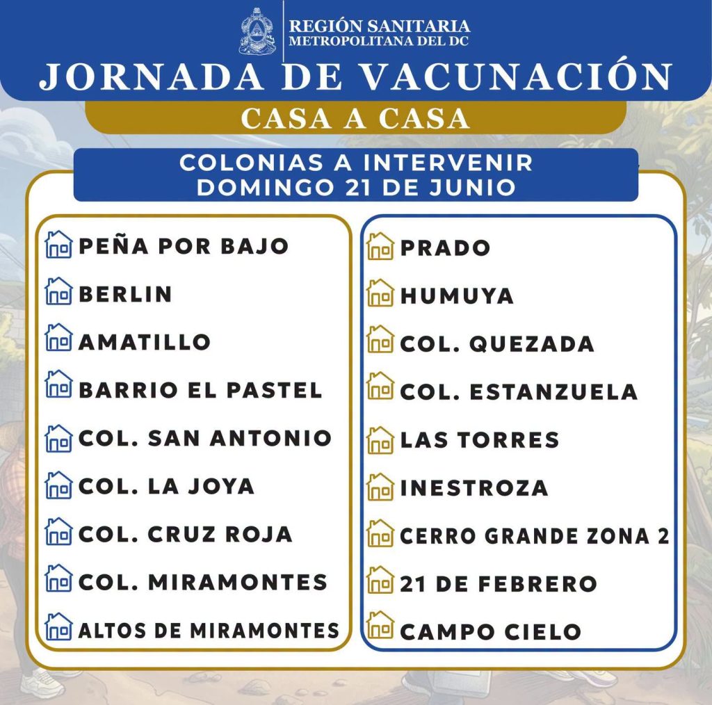 Comunicado sobre la jornada de vacunación