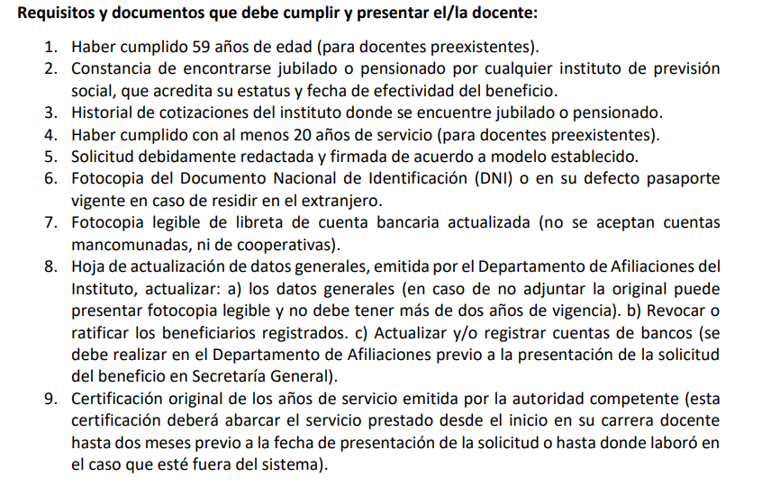 Requisitos para la pensión por vejez en el Inprema