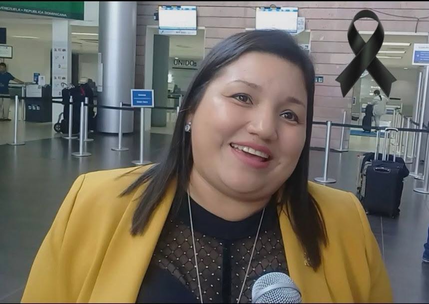 Una foto de la exdiputada Karen Dinora Ortega Osorto