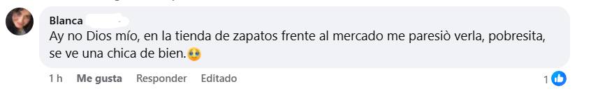 Captura de pantalla del comentario