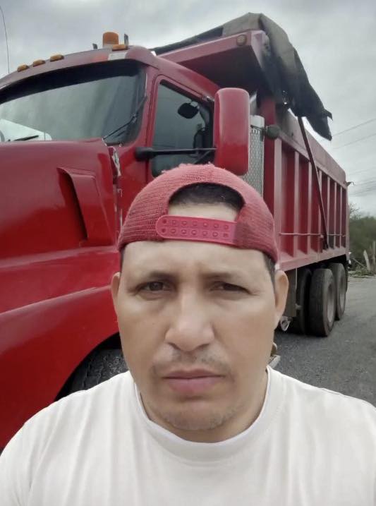 Foto del conductor de la volqueta del accidente en Villa Nueva