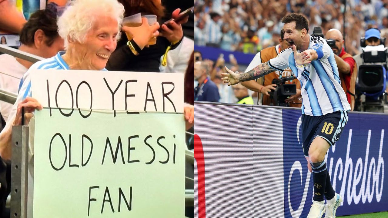 Imagen de La historia viral de la abuela de 100 años que es fanática de Messi
