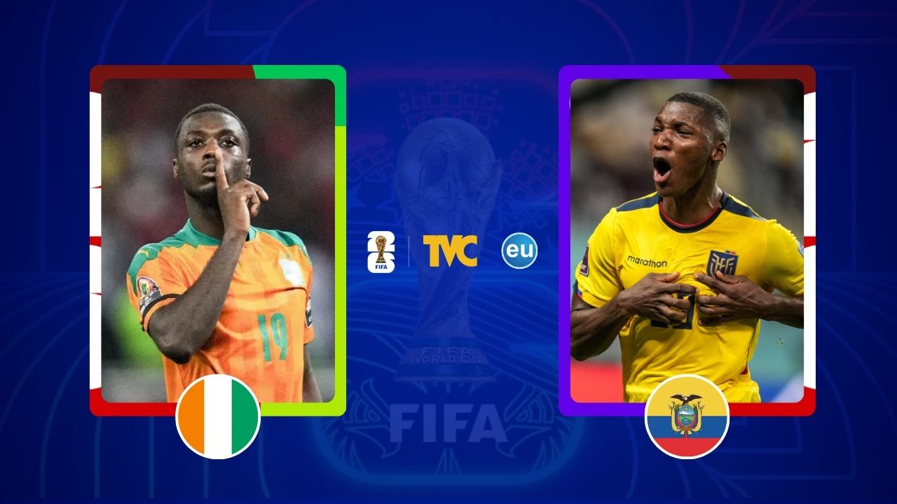 Costa de Marfil vs Ecuador EN VIVO: Dónde seguir, marcador y minuto a minuto | Mundial 2026 Imagen principal de Costa de Marfil vs Ecuador EN VIVO: Dónde seguir, marcador y minuto a minuto | Mundial 2026