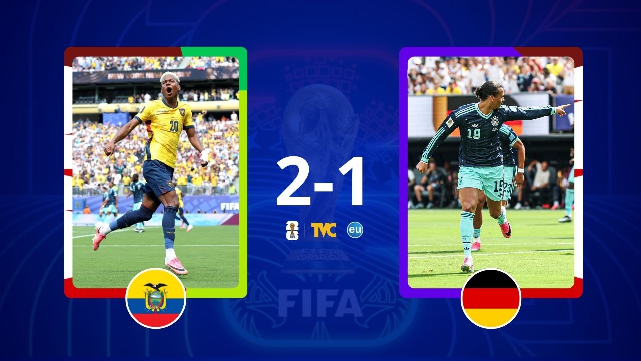 Imagen de Ecuador se mete a 16avos al remontarle a Alemania en la jornada 3 del Mundial 2026