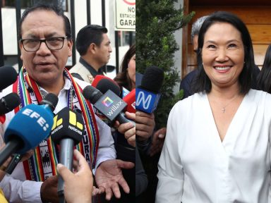 Imagen de Elecciones Perú: Roberto Sánchez mantiene casi 40.000 votos sobre Keiko Fujimori