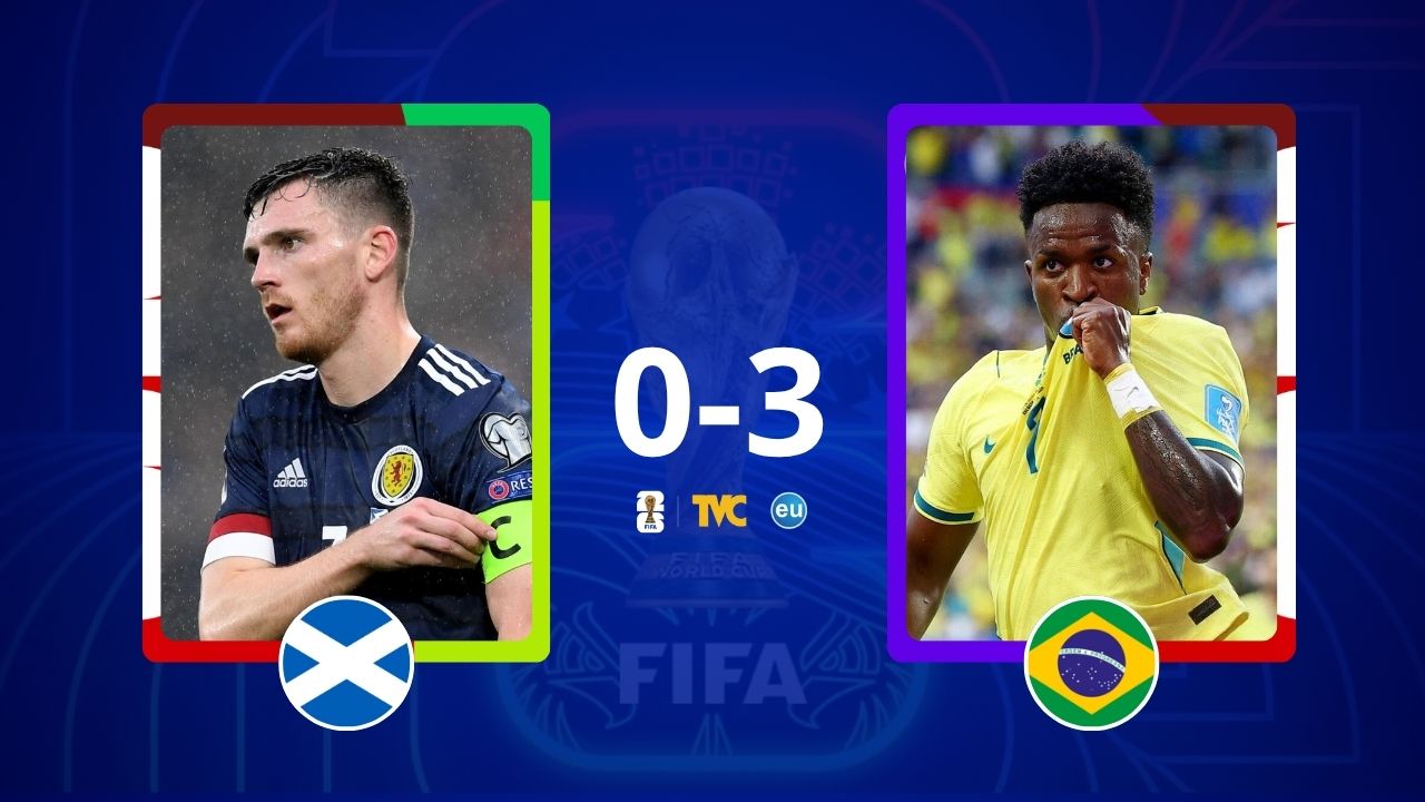 Imagen de Brasil golea a Escocia con show de Vinícius en el regreso de Neymar a las canchas