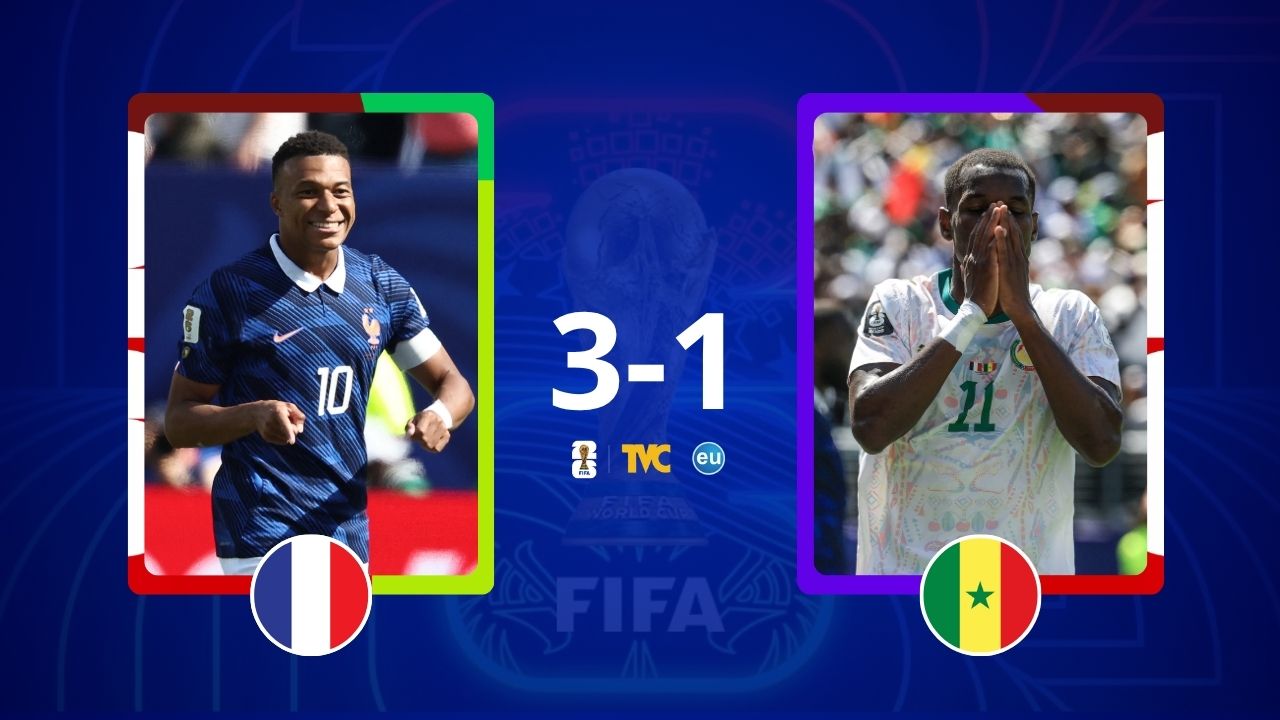 Imagen de Francia vence a Senegal y Mbappé supera a Messi en goles en Mundiales
