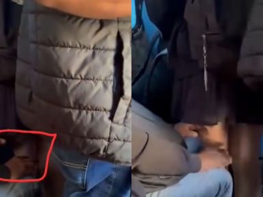 Imagen de Video: exhiben a hombre que grabó debajo de la falda de una estudiante en transporte público