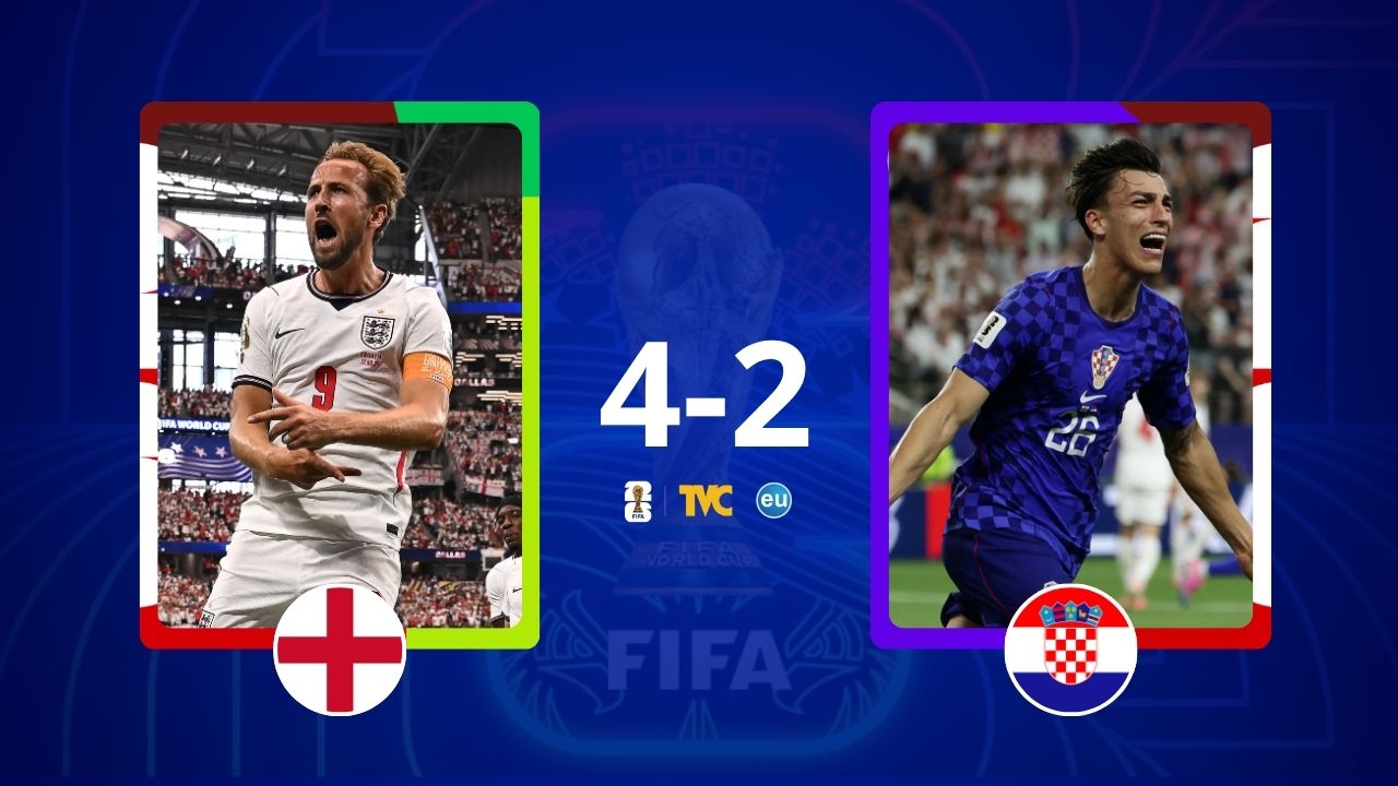 Imagen de Inglaterra vence a Croacia con doblete de Kane en un partidazo por el Mundial 2026