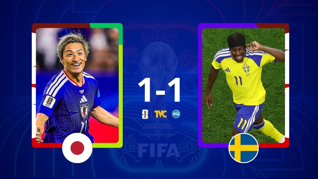 Imagen de Japón y Suecia pasan a 16avos tras empatar en la jornada 3 del Mundial 2026
