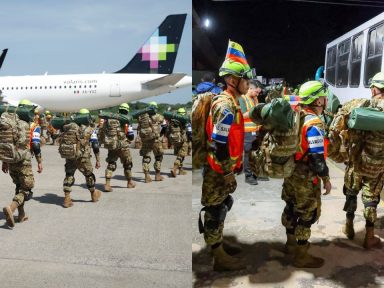 Imagen de Llegan a Venezuela brigadas rescatistas de España, El Salvador y México