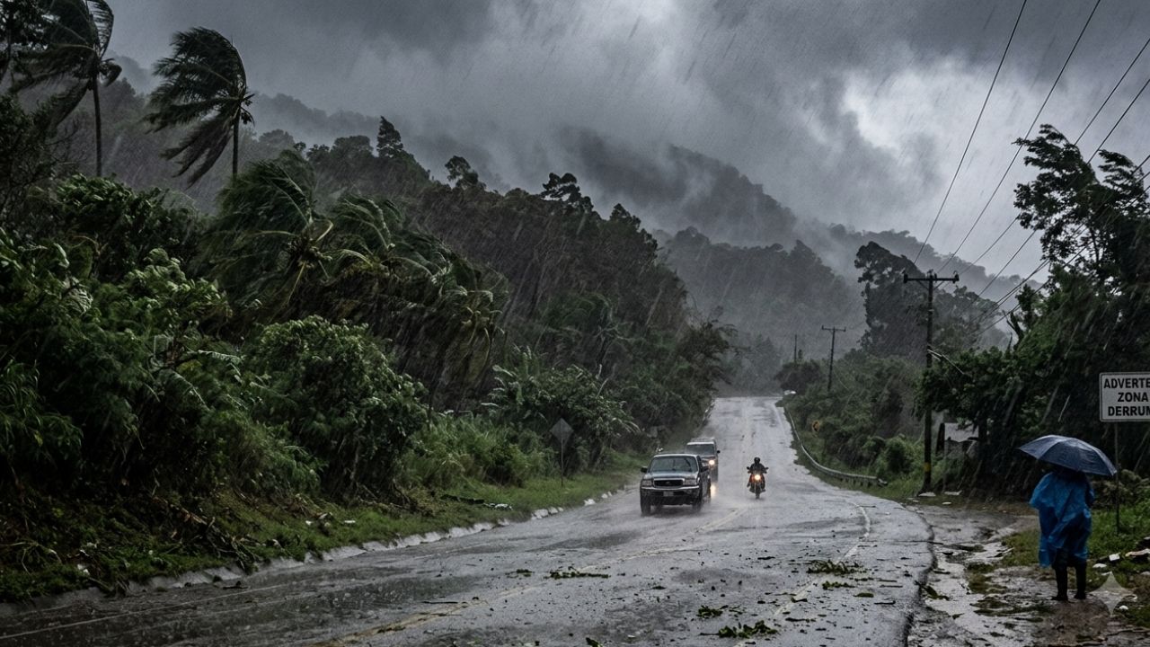 Imagen de Lluvias y vientos marcarán este martes por ingreso de onda tropical