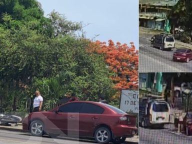 Imagen de Video capta cuando mujer embiste a su expareja en La Ceiba tras una discusión