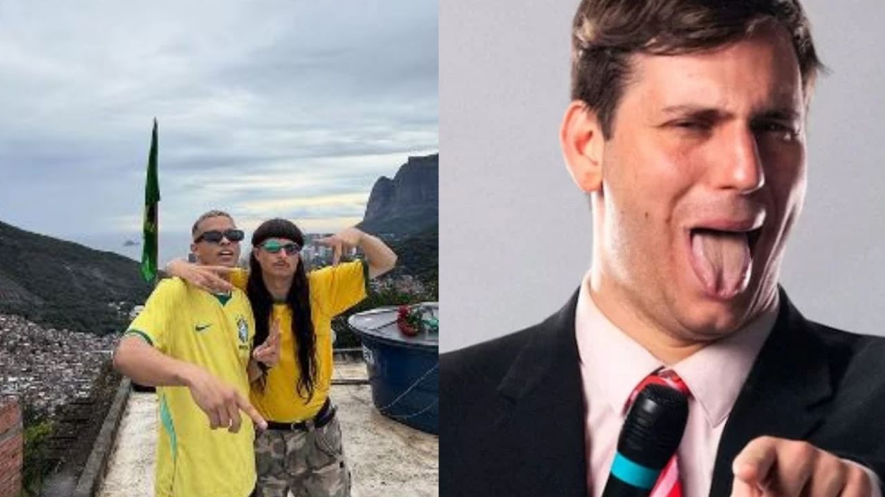 Imagen de Oliver Tree y Gaspi: video Twitter capta helicopteros en el aire