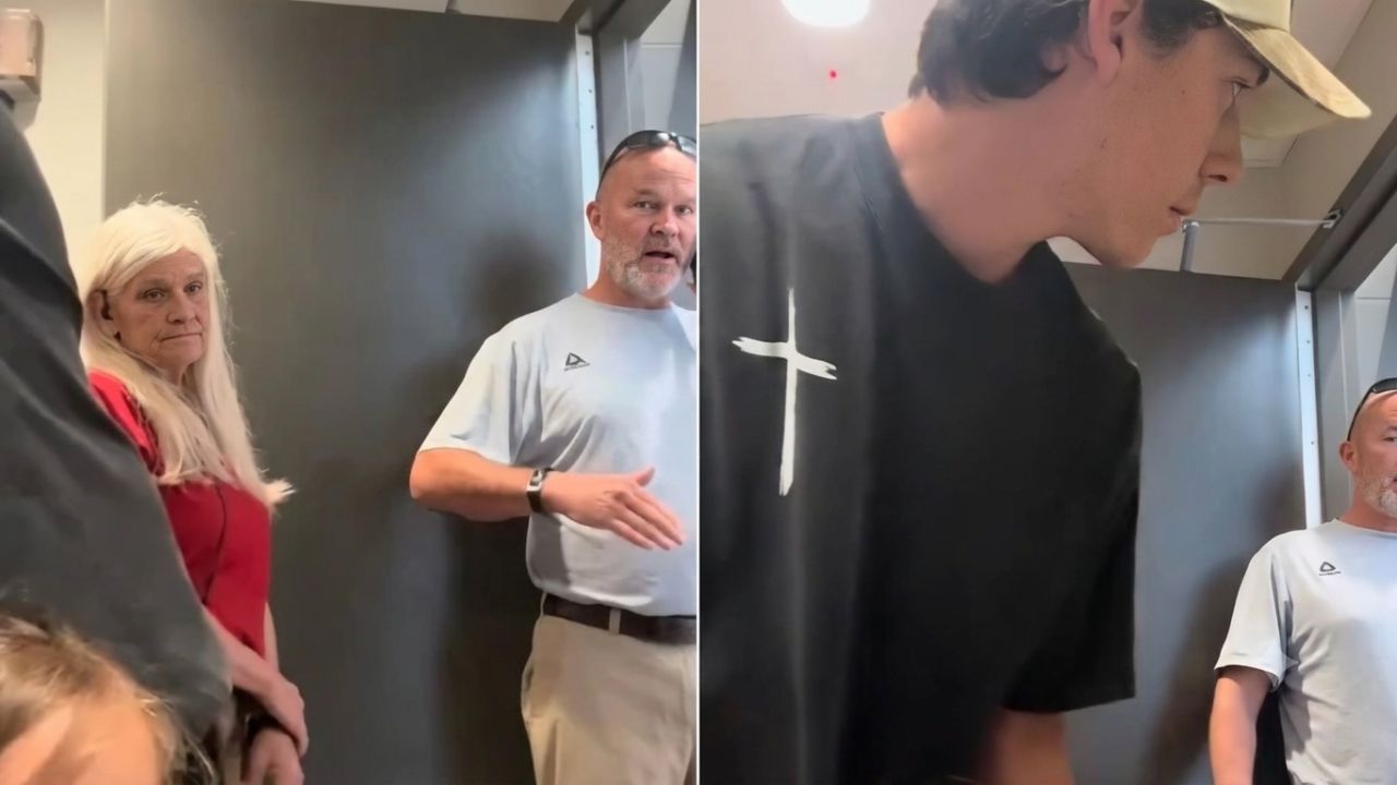 Imagen principal de 'Llamé y anuncié': Padre entró a baño de mujeres con sus hijas y fue denunciado por otro cliente