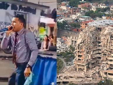 Imagen de Vídeo | 'Cerros se vendrán abajo': pastor 'predijo' terremotos en Venezuela