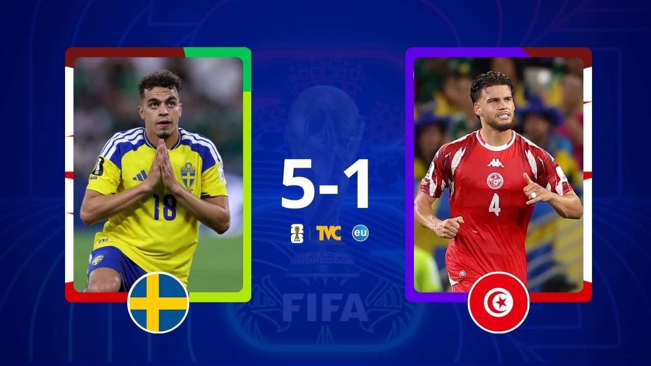Imagen de Suecia golea a Túnez y es líder del Grupo F tras empate de Países Bajos y Japón