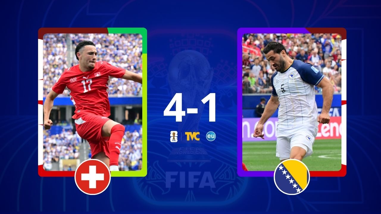 Imagen de Con doblete de Manzambi, Suiza golea a Bosnia por la jornada 2 del Mundial 2026
