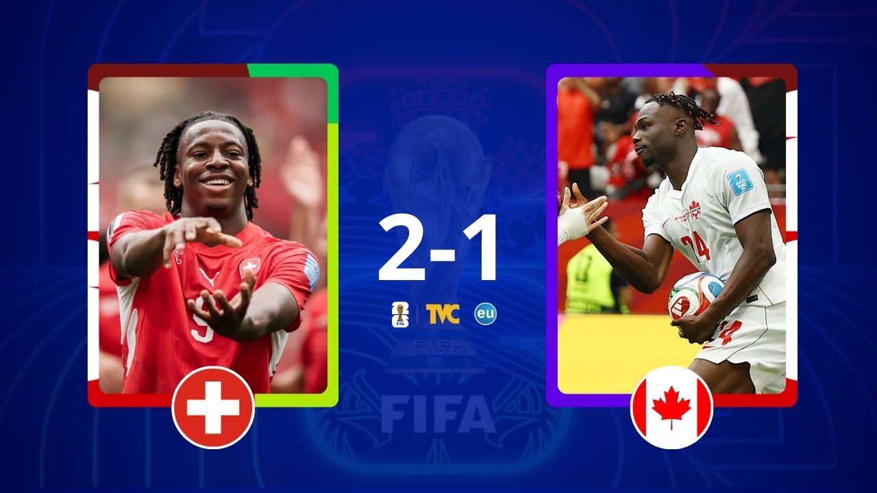 Imagen de Suiza avanza a 16avos como líder del Grupo B tras vencer a Canadá en la jornada 3