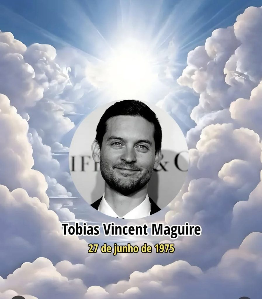 Foto por la cual se cree en internet que Tobey Maguirre murió hoy 2026 aunque no es verdad que falleció porque está vivo