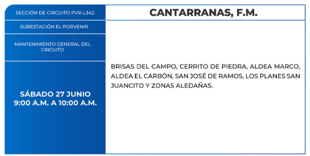 Lista de colonias que no tendrán luz este sábado debido a cortes de energía eléctrica programados por la ENEE