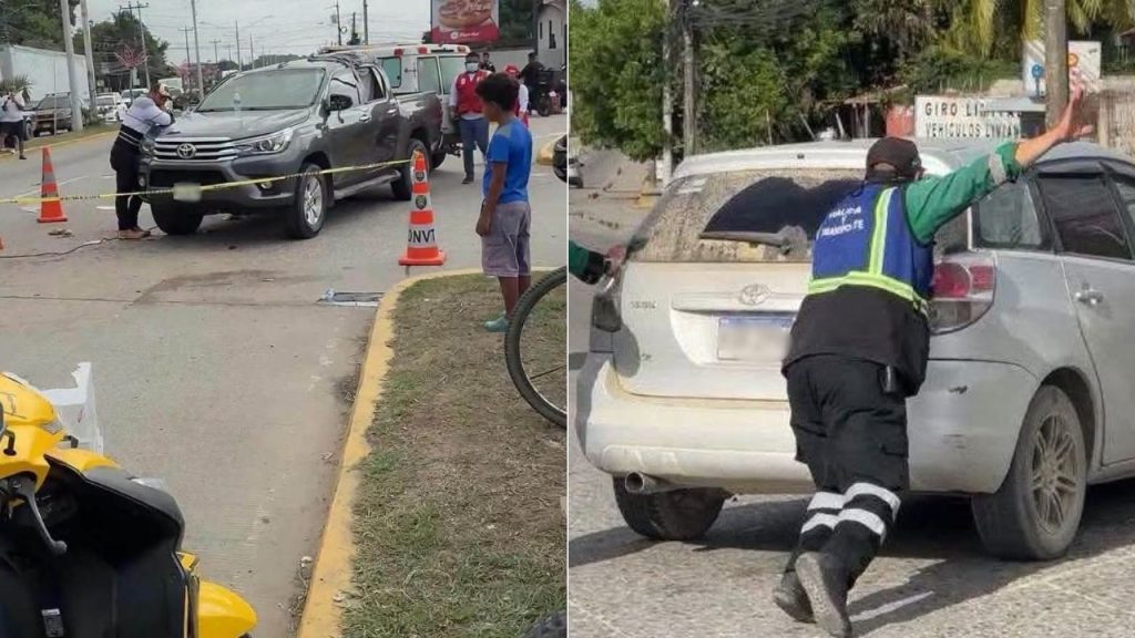 Fotos del accidente