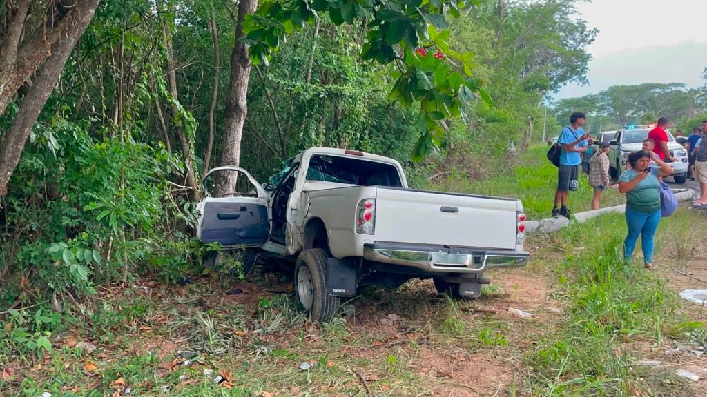 Foto del accidente