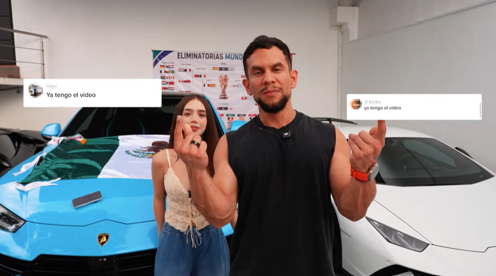 Captura de pantalla de comentarios que recibió Alfredo Valenzuela por parte de usuarios que aseguraron tener el video filtrado en Google de Dominik Armenta sobre el reto viral del Naranja