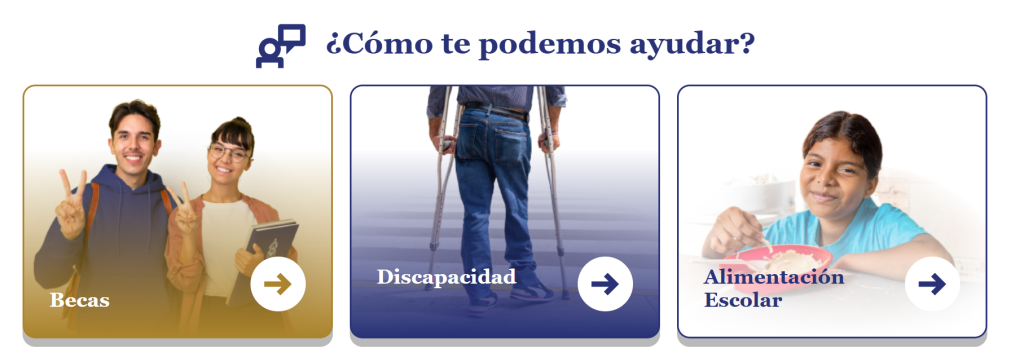 Portal de las becas de Sedesol