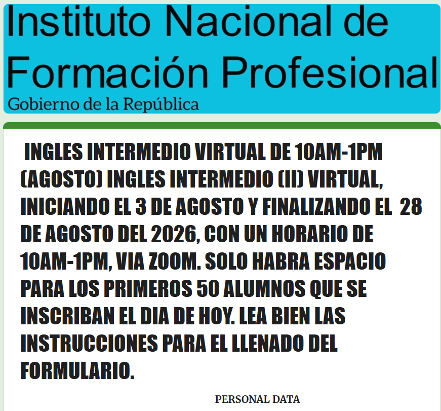 Captura de pantalla de la publicación
