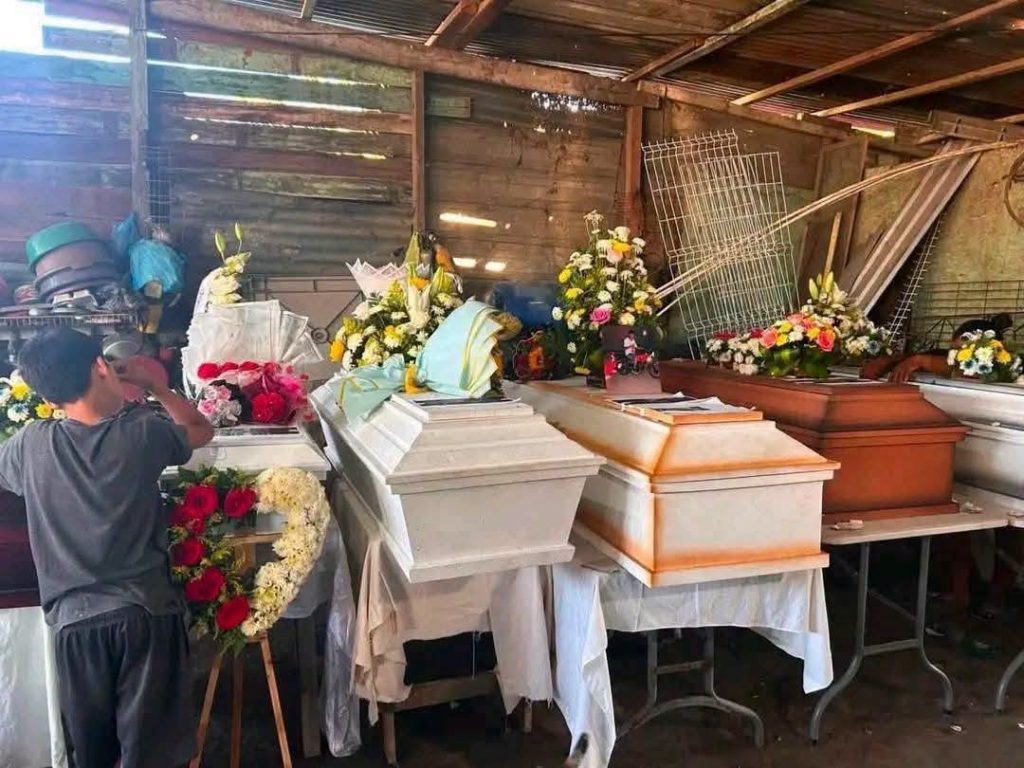 Velorio de las víctimas