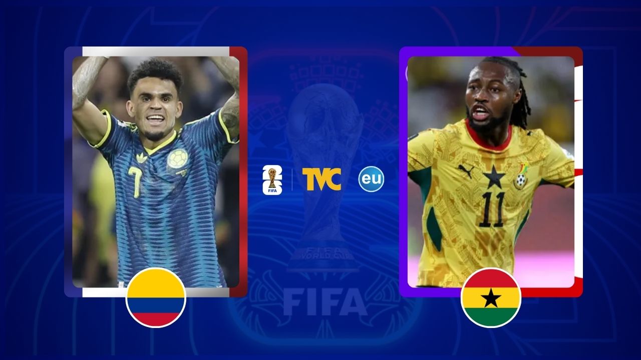 Colombia vs Ghana en vivo: Dónde ver, marcador | Dieciseisavos Mundial 2026 Imagen principal de Colombia vs Ghana en vivo: Dónde ver, marcador | Dieciseisavos Mundial 2026