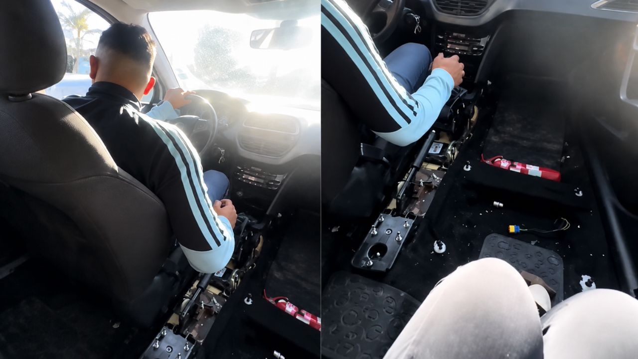 Por celos de su novia, conductor de taxi VIP quitó asiento de copiloto de su carro Imagen principal de Por celos de su novia, conductor de taxi VIP quitó asiento de copiloto de su carro