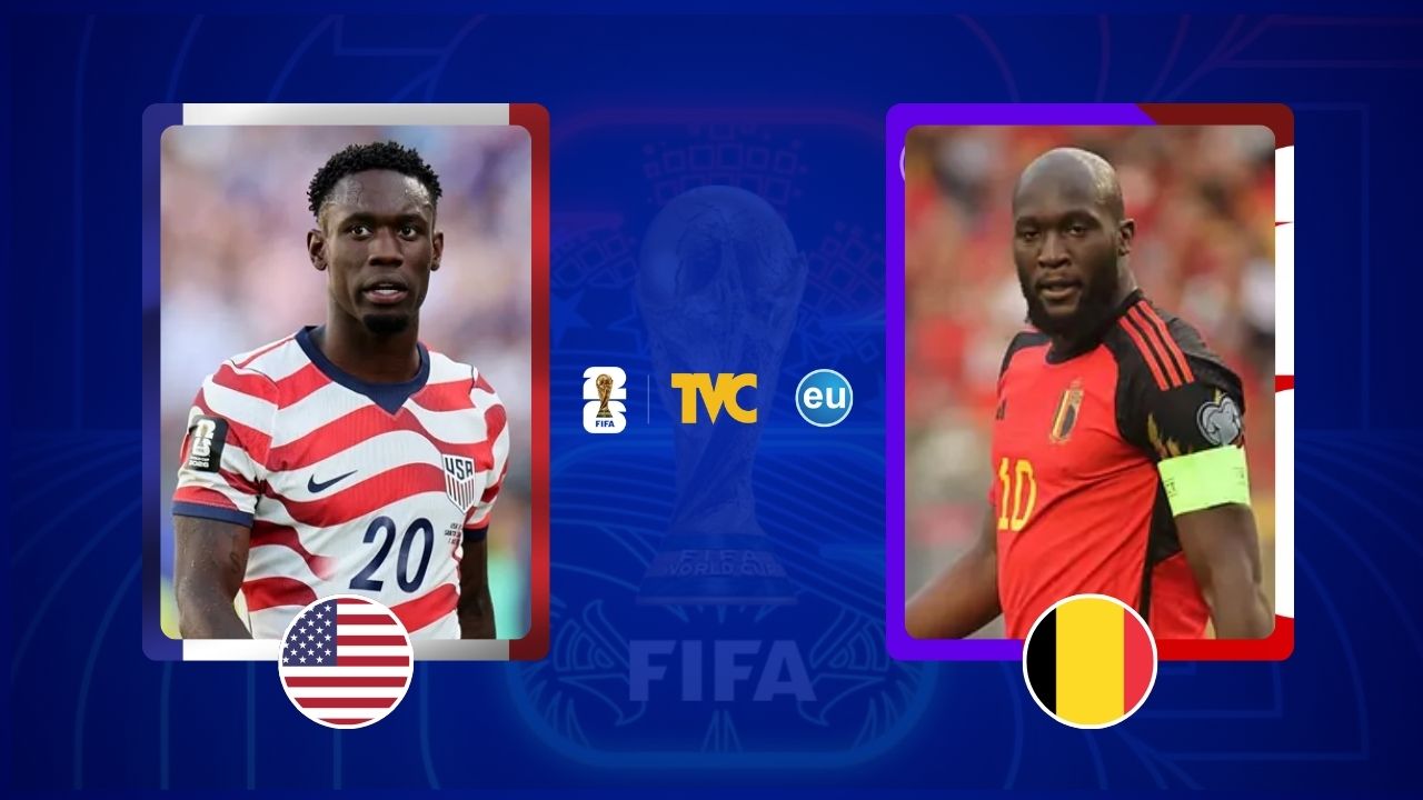 Estados Unidos vs Bélgica en vivo: Dónde ver, marcador | Octavos Mundial 2026 Imagen principal de Estados Unidos vs Bélgica en vivo: Dónde ver, marcador | Octavos Mundial 2026