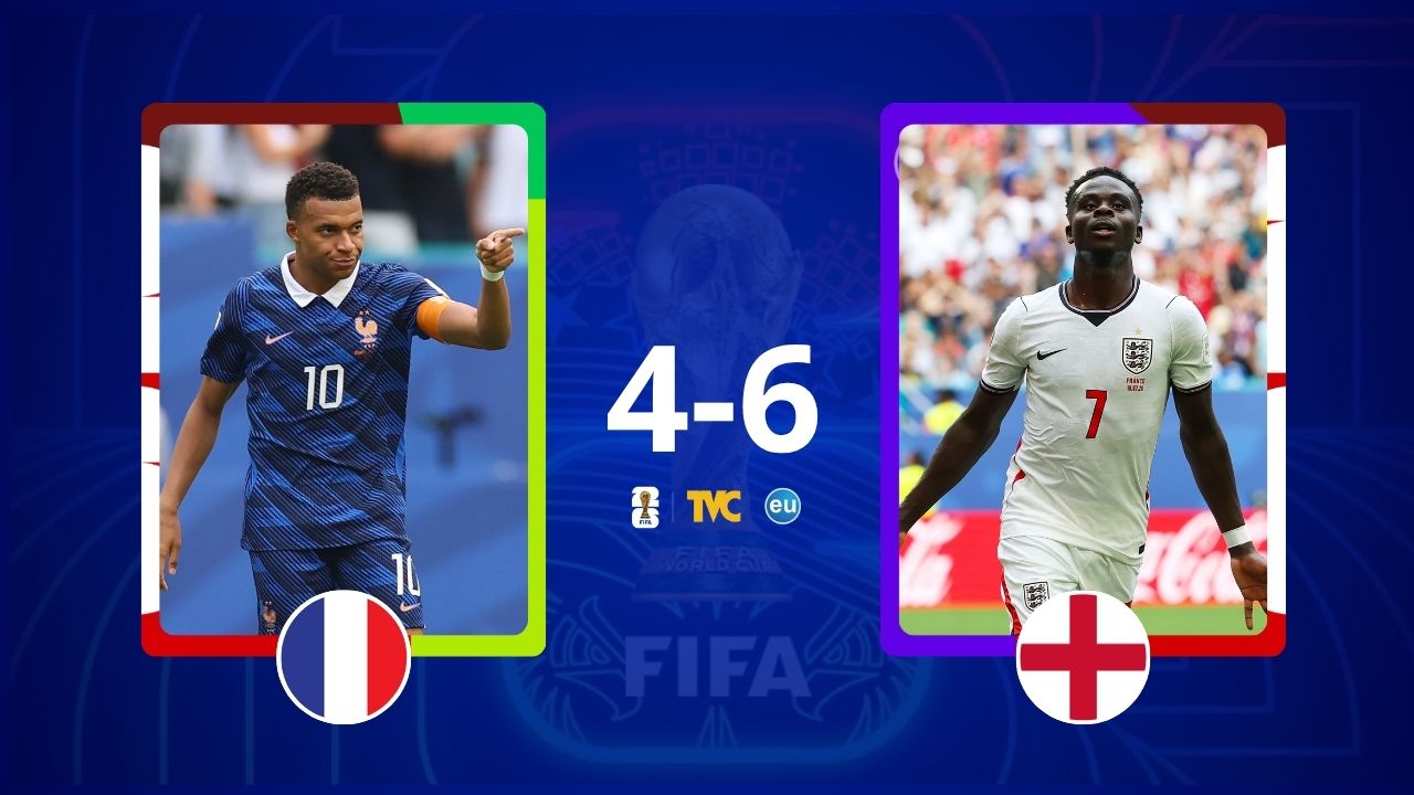 Imagen de Inglaterra se queda con el tercer lugar tras dramático partido de 10 goles vs Francia