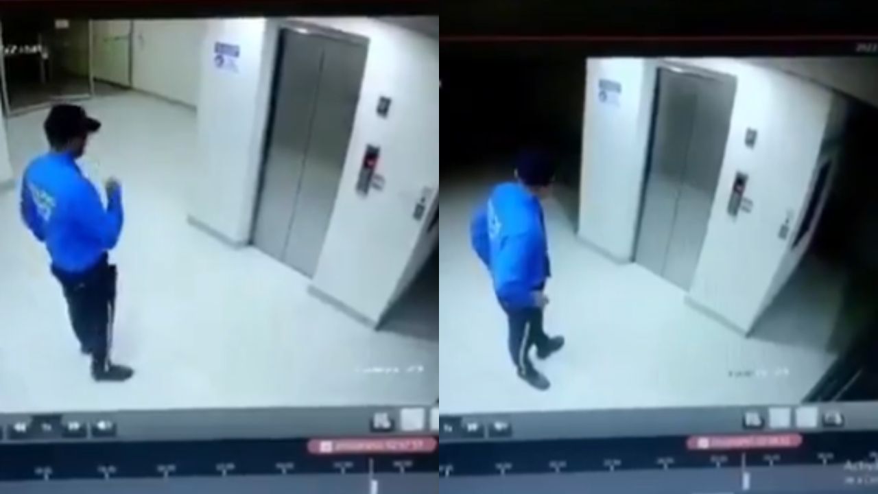 Guardia ayuda a una anciana a llegar al ascensor y descubre que era un fantasma Imagen principal de Guardia ayuda a una anciana a llegar al ascensor y descubre que era un fantasma