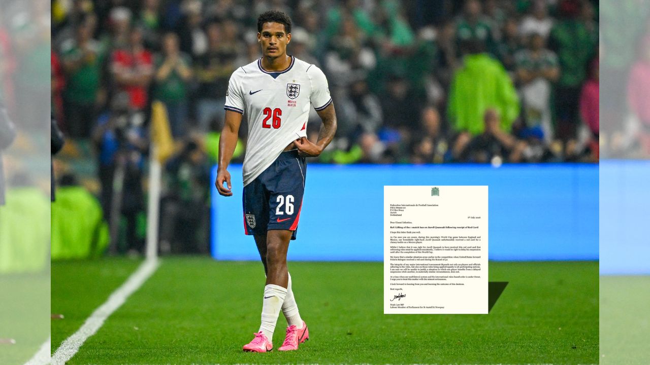 'Igual que Trump', político británico pide posponer suspensión a Jarell Quansah Imagen principal de 'Igual que Trump', político británico pide posponer suspensión a Jarell Quansah