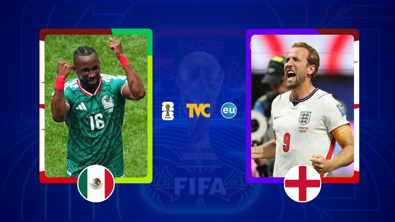 México vs Inglaterra EN VIVO: Dónde ver y minuto a minuto | Mundial 2026 Imagen principal de México vs Inglaterra EN VIVO: Dónde ver y minuto a minuto | Mundial 2026