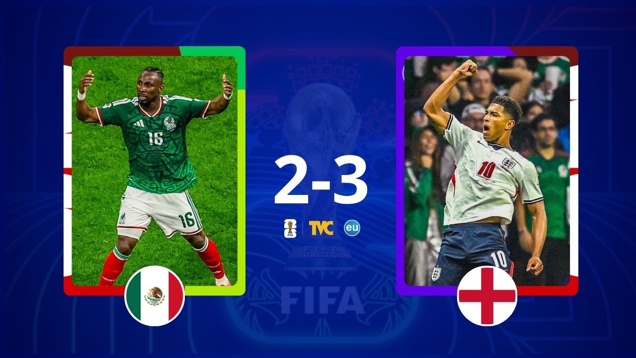 Imagen de Inglaterra pasa a cuartos al vencer en el Azteca a un México que luchó hasta el final