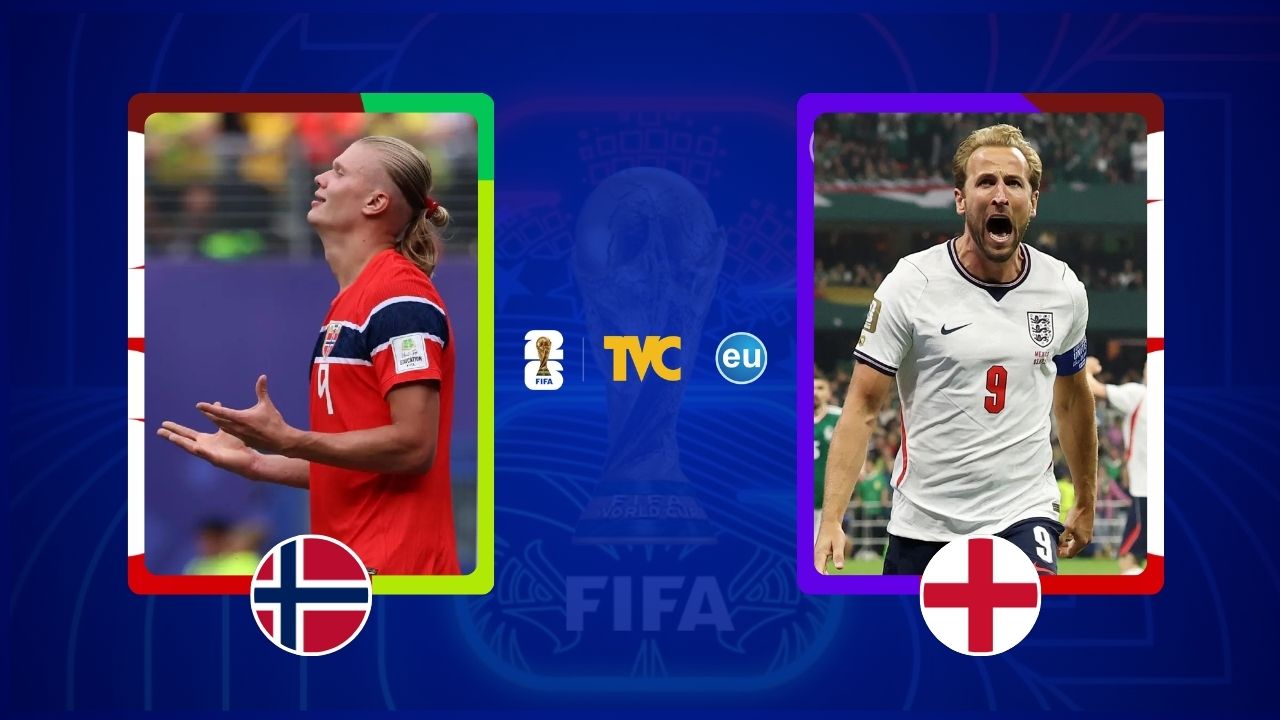 Noruega vs Inglaterra EN VIVO: Dónde seguir y minuto a minuto | Mundial 2026 Imagen principal de Noruega vs Inglaterra EN VIVO: Dónde seguir y minuto a minuto | Mundial 2026
