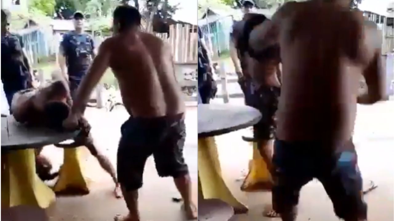 Video: Llegaron a capturarlo por robo; su padre le dio un fuerte escarmiento Imagen principal de Video: Llegaron a capturarlo por robo; su padre le dio un fuerte escarmiento