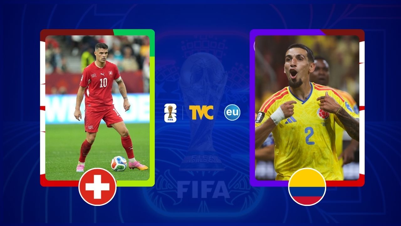 Suiza vs Colombia EN VIVO: Dónde ver y minuto a minuto | Mundial 2026 Imagen principal de Suiza vs Colombia EN VIVO: Dónde ver y minuto a minuto | Mundial 2026