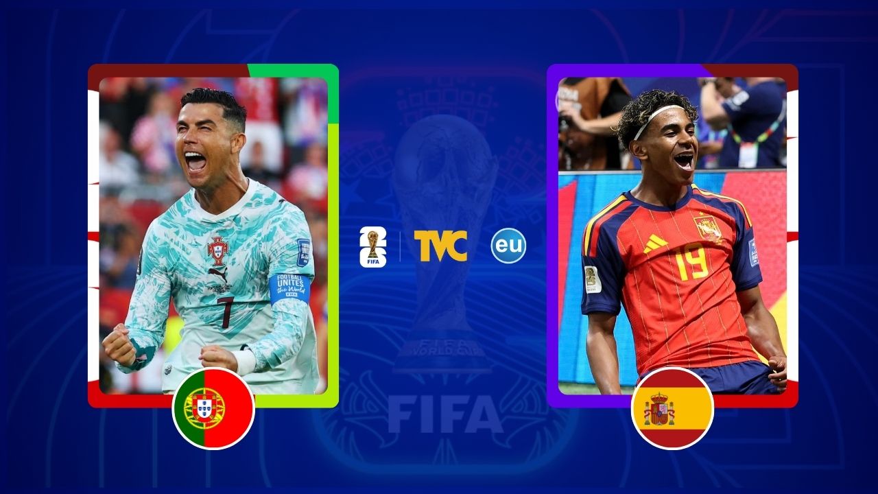 Portugal vs España EN VIVO: Dónde ver y minuto a minuto | Mundial 2026 Imagen principal de Portugal vs España EN VIVO: Dónde ver y minuto a minuto | Mundial 2026