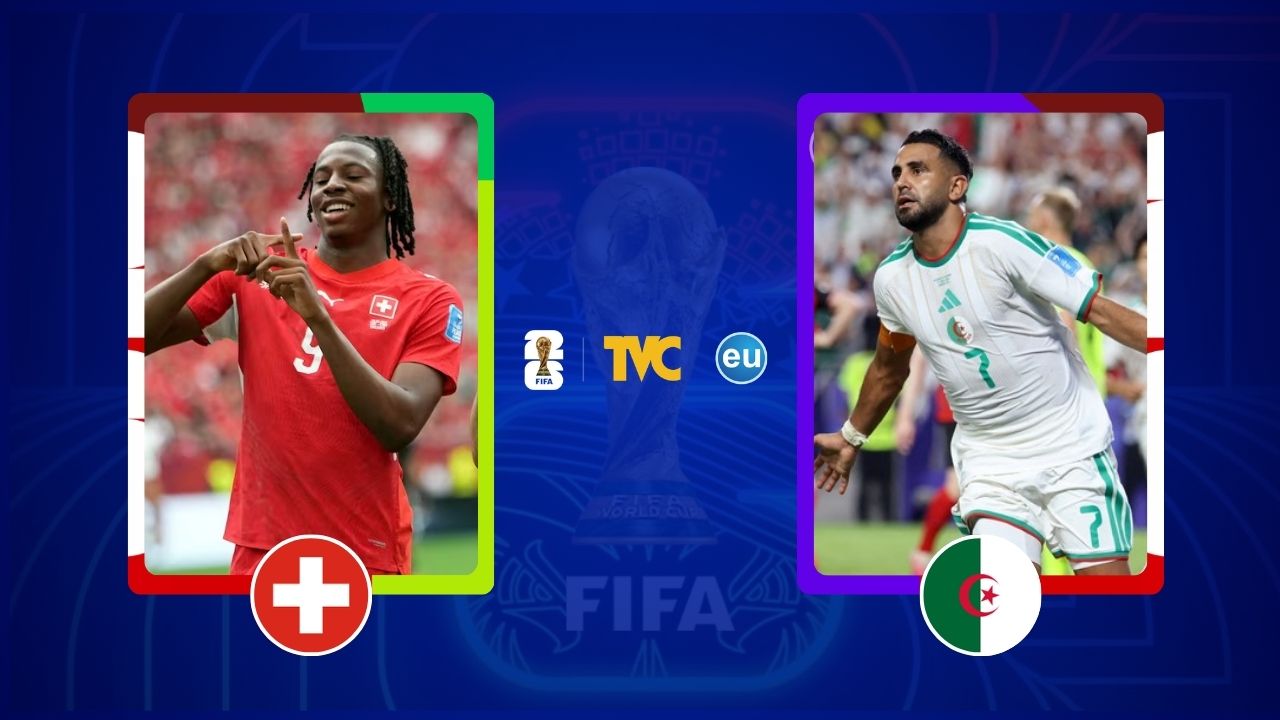 Suiza vs Argelia EN VIVO: Dónde seguir, marcador y alineaciones| Mundial 2026 Imagen principal de Suiza vs Argelia EN VIVO: Dónde seguir, marcador y alineaciones| Mundial 2026