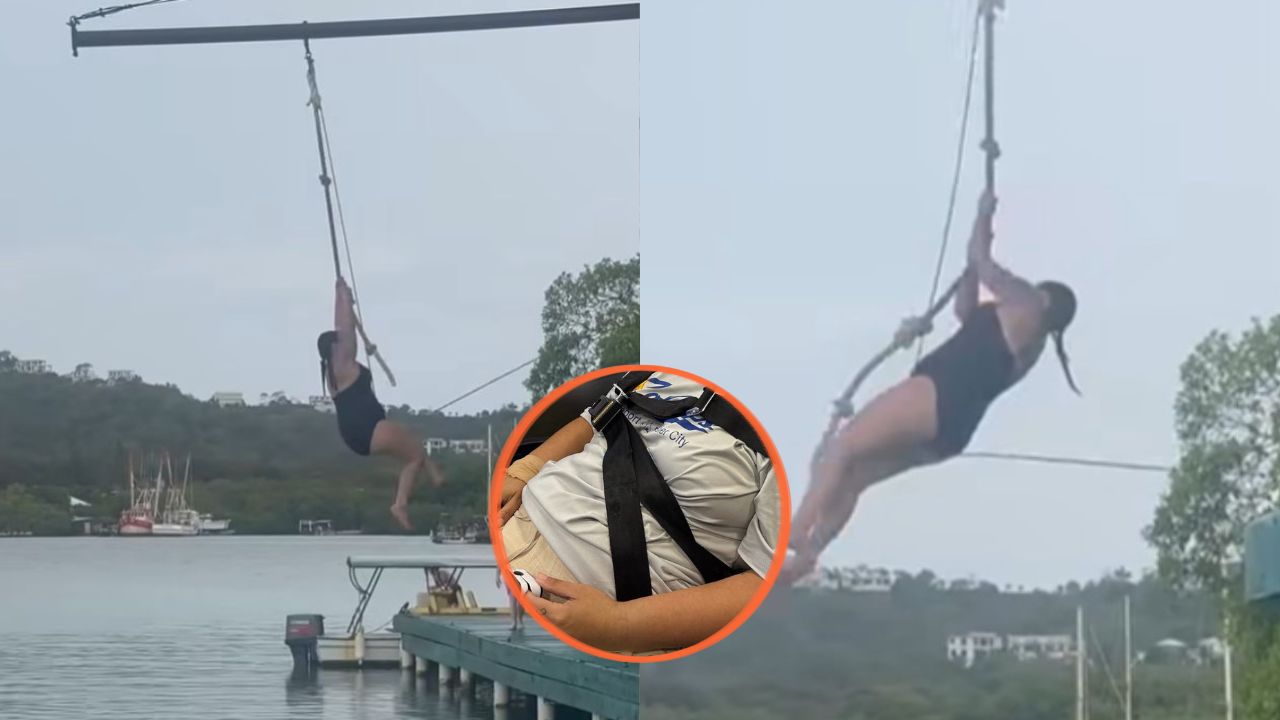 Imagen de VIDEO: Turista sufre lesión genital tras lanzarse de una tirolesa en Honduras