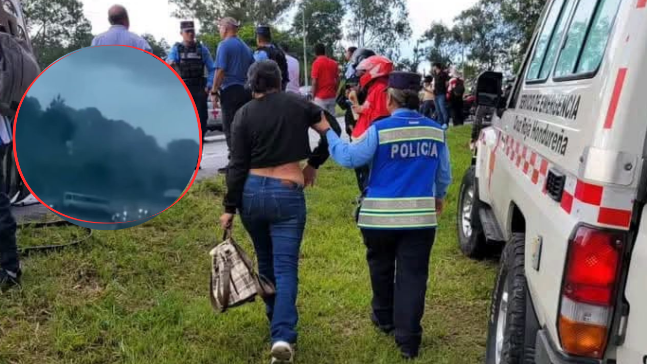 Sale a la luz video del momento exacto de accidente de microbús en la CA-5 Imagen principal de Sale a la luz video del momento exacto de accidente de microbús en la CA-5