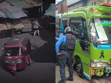 Imagen de Sale a la luz vídeo de ataque a conductor de bus 'rapidito' y captura de mototaxista