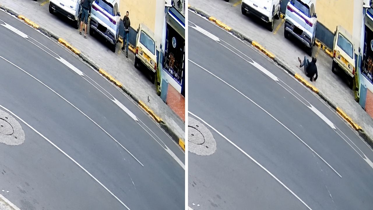 Imagen de VIDEO | Hombres tirotean a ladrón que iba a asaltarlos: terminó arrastrándose